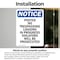 Signmission Posted No Trespassing Logging OSHA Notice Sign, Vinyl Decal, 18in W x 24in L, 2PK OS-2PACK-NS-D-1824-V-17729 - alternate 5